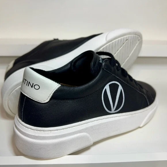 VALENTINO BY MARIO VALENTINO Febo Sauvage Pt. Leather Sneakers Men 7 Women 8.5 - Picture 15 of 16